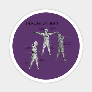 Barbell Shoulder Twist Magnet